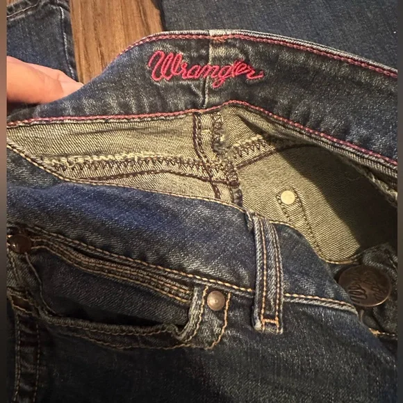 Wrangler Women's Dark Blue Boot Cut Jeans - Picture 6 of 6